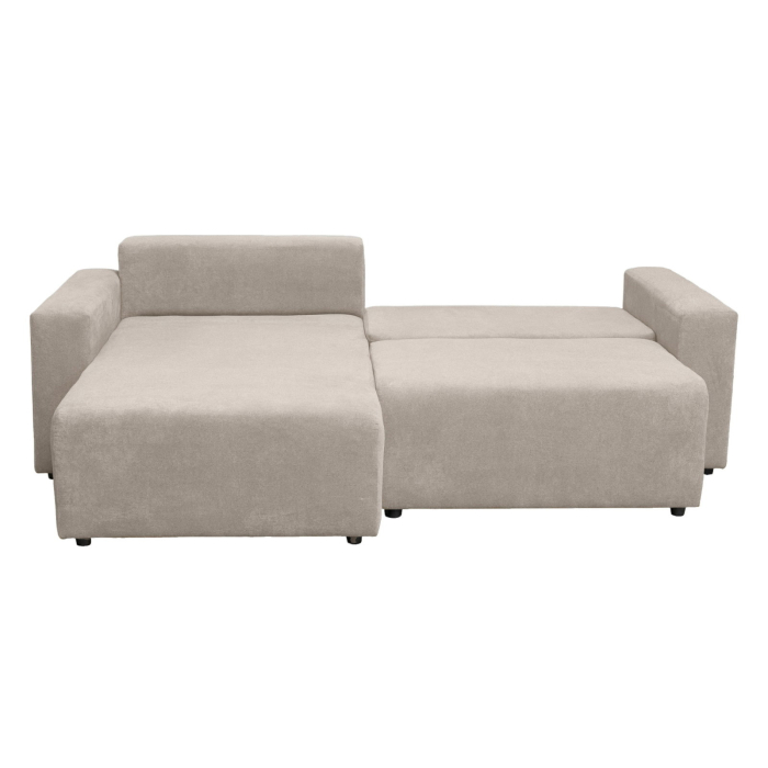 Coltar extensibil DALLAS ONE, cu lada depozitare, colt interschimbabil, bej, 258x173x90 cm [3]