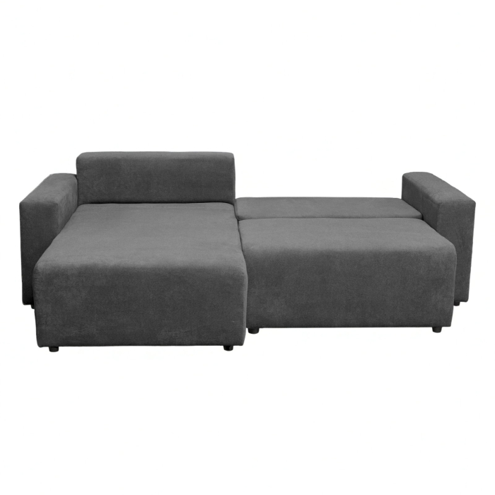 Coltar extensibil DALLAS ONE, cu lada depozitare, colt interschimbabil, gri, 258x173x90 cm [3]