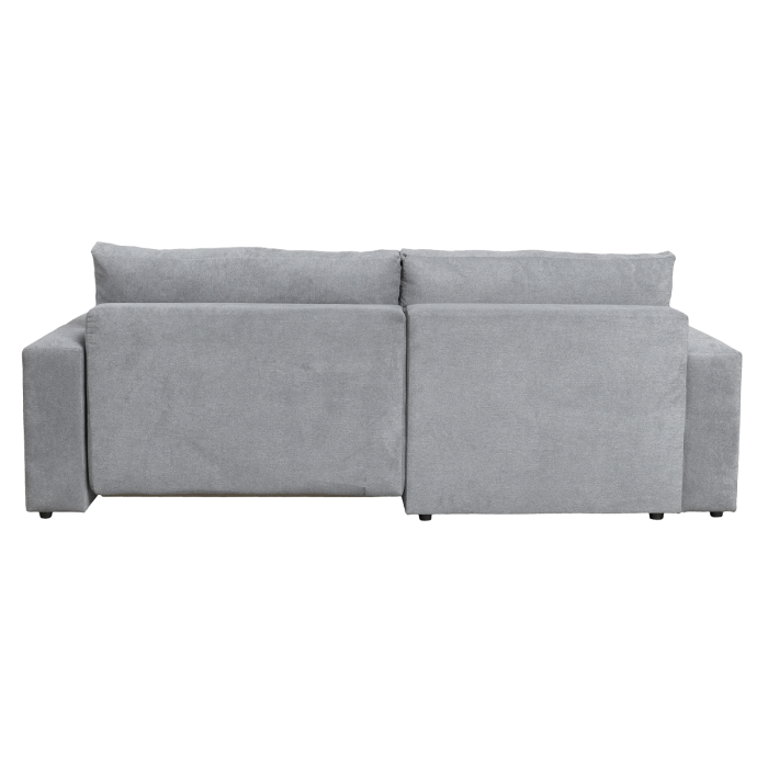 Coltar extensibil DALLAS ONE, cu lada depozitare, colt interschimbabil, gri deschis, 258x173x90 cm [5]