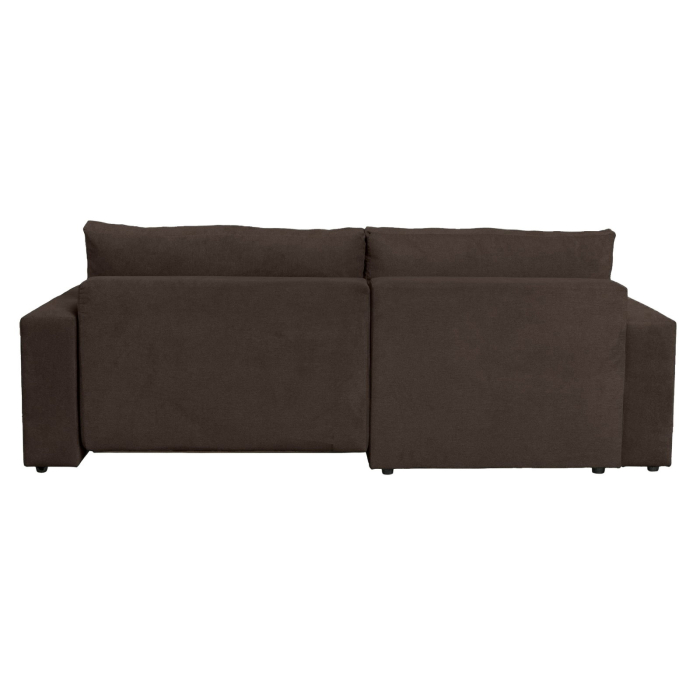 Coltar extensibil DALLAS ONE, cu lada depozitare, colt interschimbabil, maro, 258x173x90 cm [5]