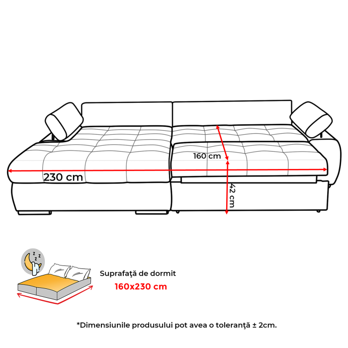 Coltar extensibil INFINITY, cu arcuri si lada depozitare, colt stanga sau dreapta, 295x177x90 cm [6]
