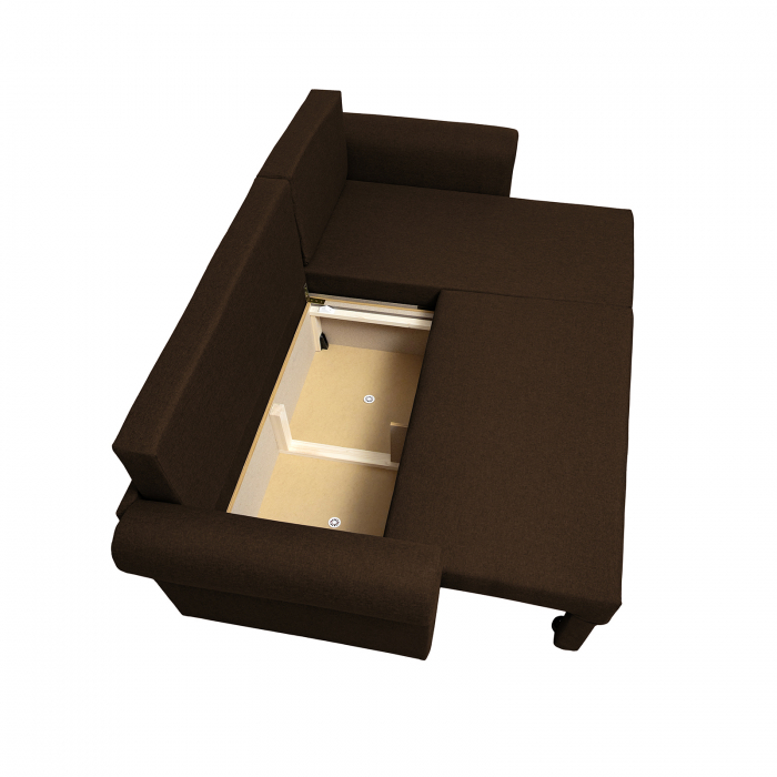 Coltar SARA II extensibil, cu lada depozitare, colt interschimbabil, 248x143x83 cm - ExpoMob [5]