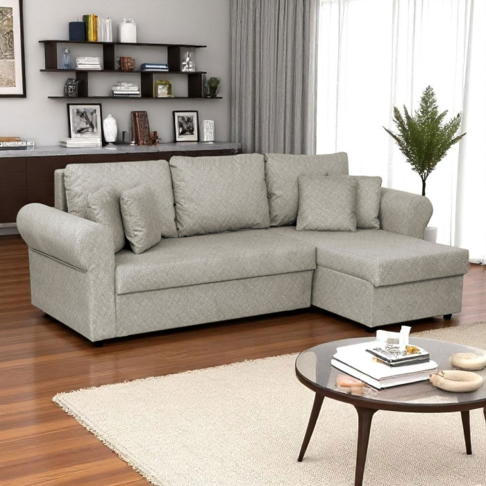 Coltar SARA II extensibil, cu lada depozitare, colt interschimbabil, 248x143x83 cm - ExpoMob [6]