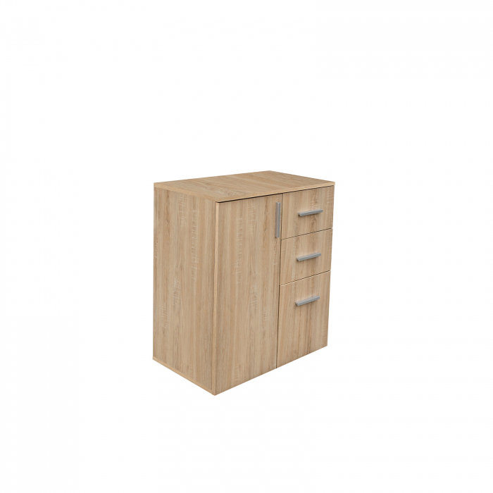 Comoda ALMA, 1 usa, 3 sertare, 70x40x82 cm - ExpoMob [2]