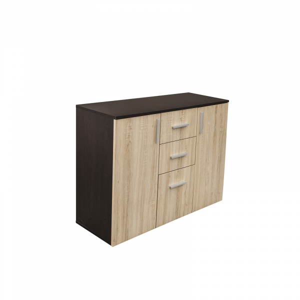 Comoda ALMA, 2 usi, 3 sertare, 105x40x82 cm - ExpoMob [2]