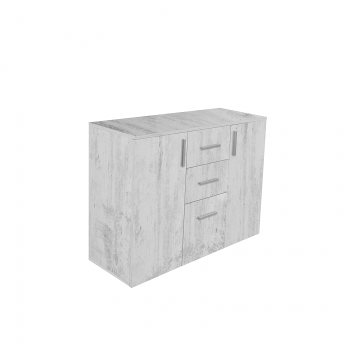 Comoda ALMA, 2 usi, 3 sertare, 105x40x82 cm - ExpoMob [2]