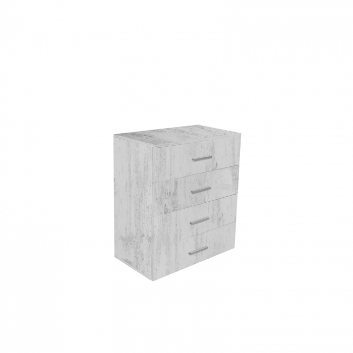 Comoda ALMA, 4 sertare, 70x40x82 cm - ExpoMob [2]