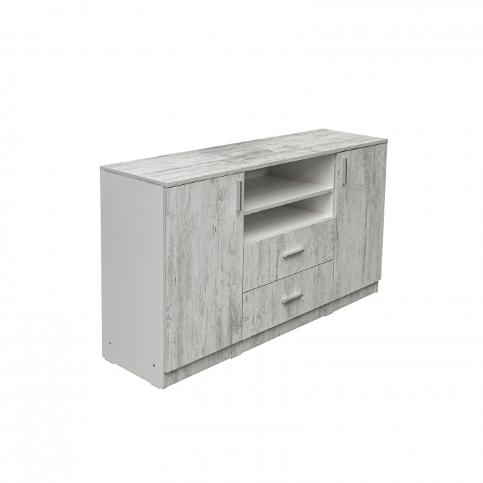 Comoda LUXOR, 2 usi, 2 sertare, 140x40x80 cm - ExpoMob [2]
