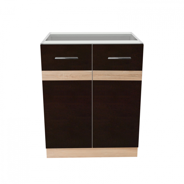 Corp inferior 60 YANA, 2 usi, corp alb, 60x50x77 cm - ExpoMob [2]