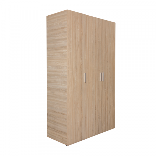 Dulap ALMA L, 3 usi, 6 rafturi, bara de haine, 120x52x203 cm - ExpoMob [2]