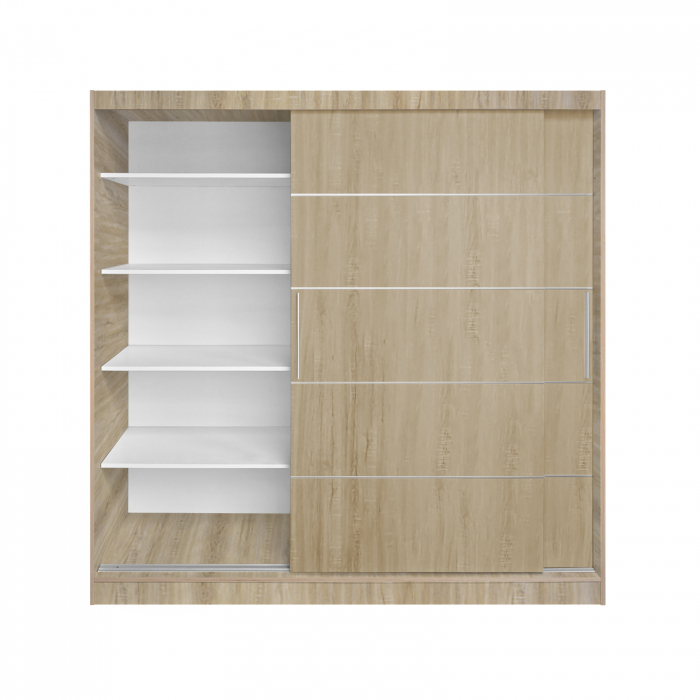 Dulap CORFU 03, usi glisante, 200x60x200 cm - ExpoMob [2]