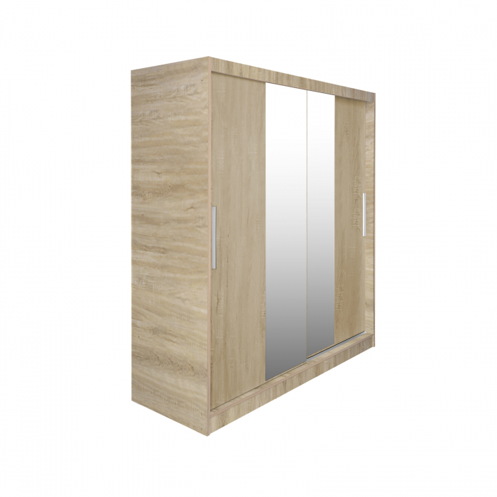 Dulap CORFU 04, usi glisante si oglinda, 200x60x200 cm - ExpoMob [4]
