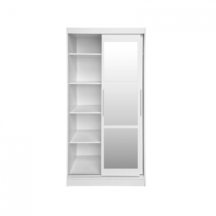 Dulap KOSS 02, cu usi glisante si oglinda, 100x60x200 cm - ExpoMob [2]