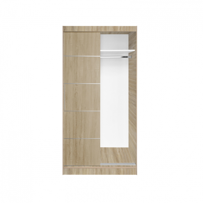 Dulap KOSS 03, cu usi glisante, 100x60x200 cm - ExpoMob [3]