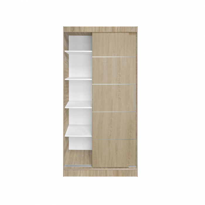 Dulap KOSS 03, cu usi glisante, 100x60x200 cm - ExpoMob [2]