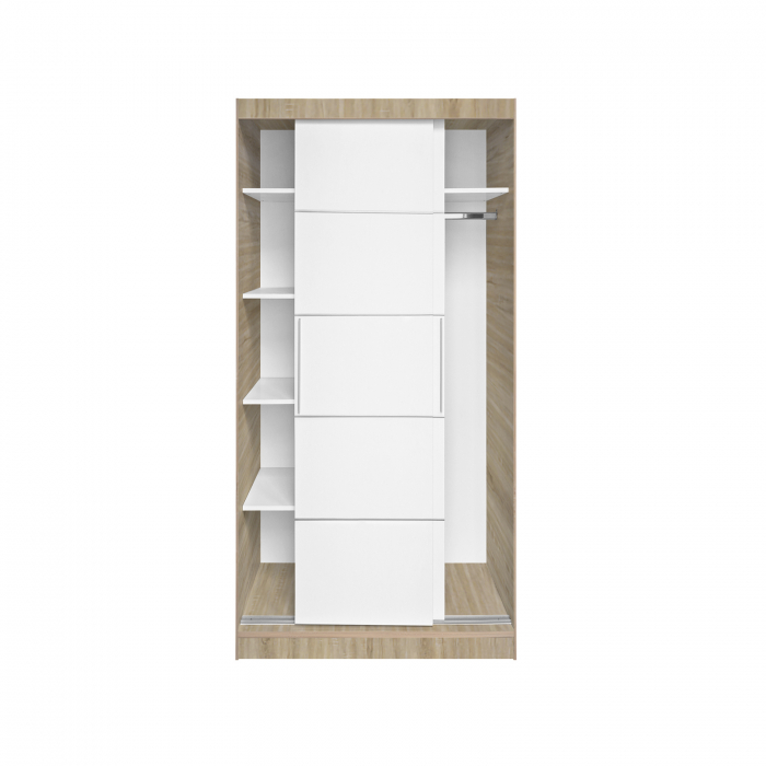 Dulap KOSS 03, cu usi glisante, 100x60x200 cm - ExpoMob [4]