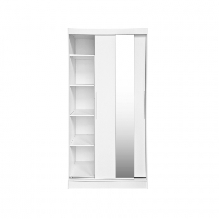 Dulap KOSS 04, cu usi glisante si oglinda, 100x60x200 cm - ExpoMob [2]