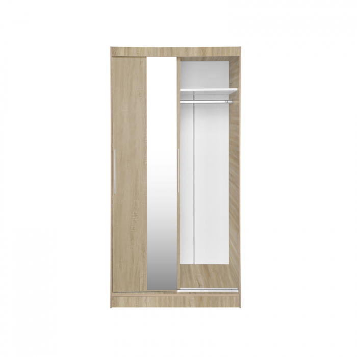 Dulap KOSS 04, cu usi glisante si oglinda, 100x60x200 cm - ExpoMob [3]
