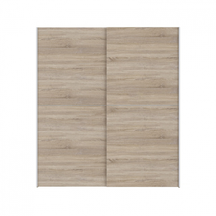 Dulap pentru haine W3NS82232-D30F, usi glisante, rafturi, bara de haine, sonoma, 170x61x190 cm - ExpoMob [2]