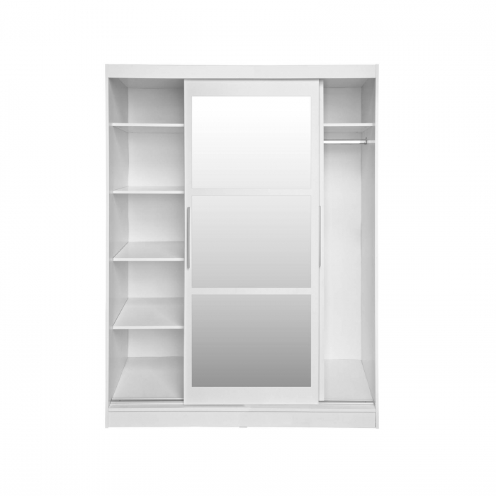 Dulap RODOS 02, cu usi glisante si oglinda, sonoma, 150x60x200 cm - ExpoMob [2]