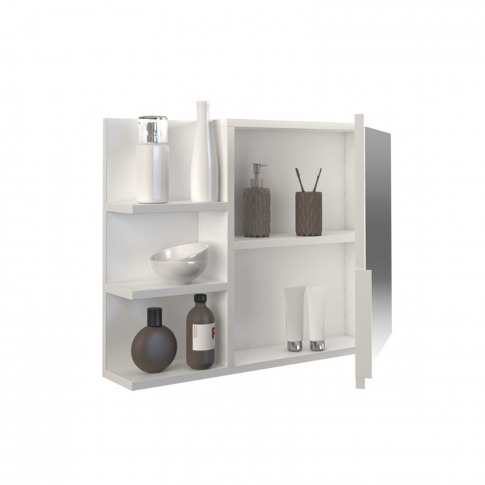 Etajera baie ADINO II, alb, 60x14x50 cm - ExpoMob [2]