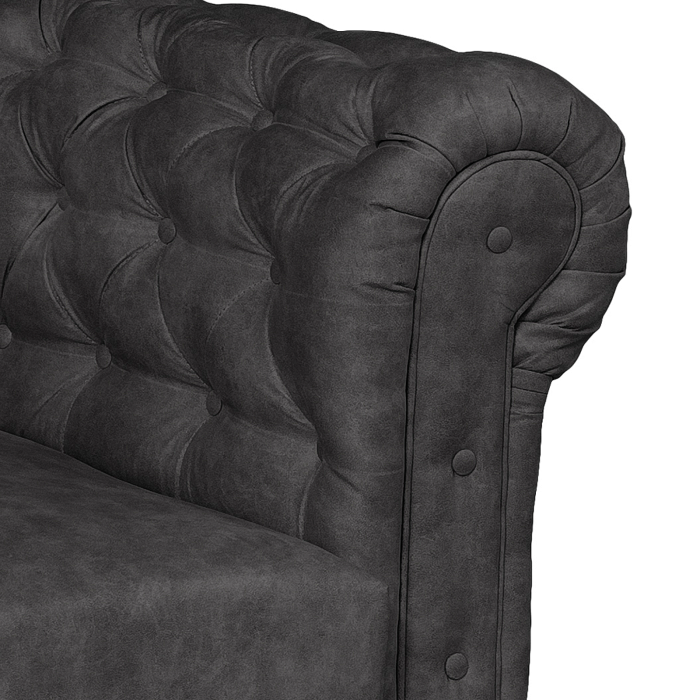 Fotoliu CHESTERFIELD fix, cu arcuri, 105x90x80 cm - ExpoMob [4]