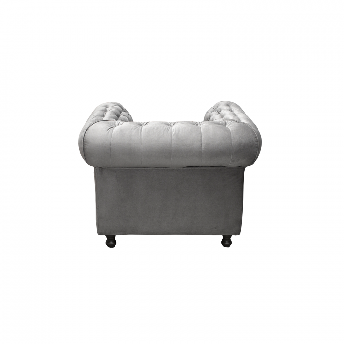 Fotoliu CHESTERFIELD fix, cu arcuri, 105x90x80 cm - ExpoMob [3]
