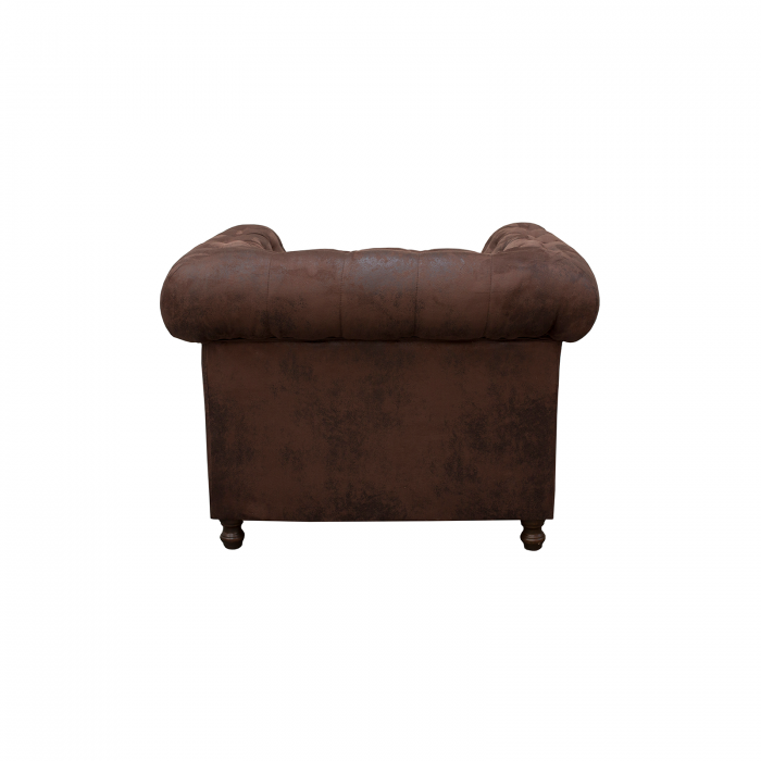 Fotoliu CHESTERFIELD fix, cu arcuri, 105x90x80 cm - ExpoMob [3]
