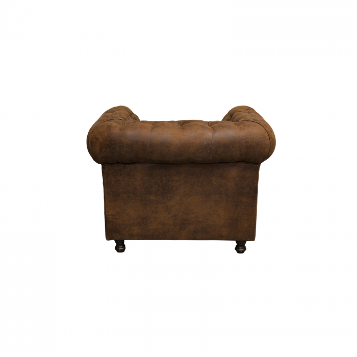 Fotoliu CHESTERFIELD fix, cu arcuri, 105x90x80 cm - ExpoMob [3]