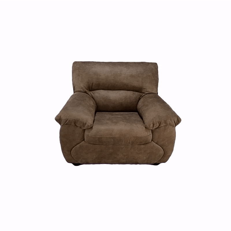 Fotoliu LUXOR fix, maro, 120x95x95 cm - ExpoMob [4]