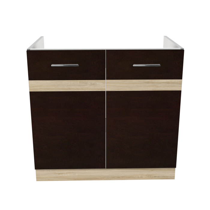 Masca chiuveta YANA, 2 usi, corp alb, 80x50x77 cm - ExpoMob [2]