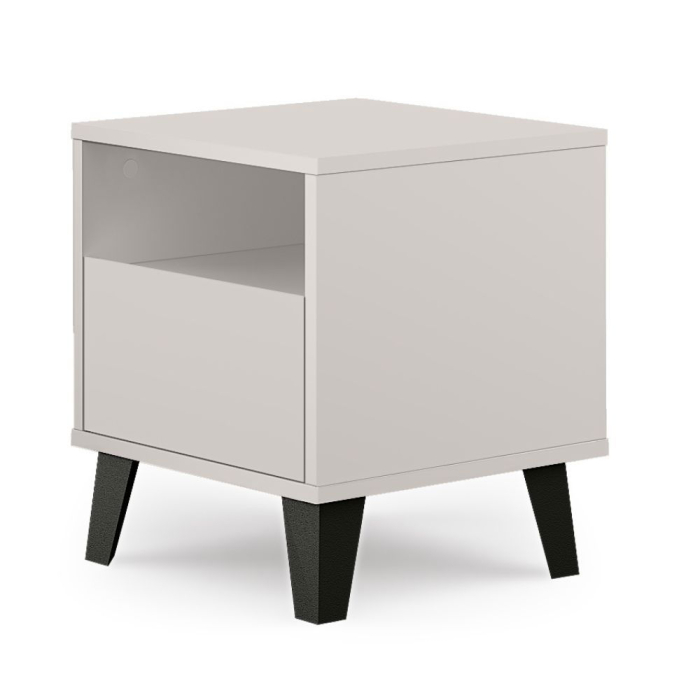 Noptiera BORG, 1 sertar, casmir, 40x38,8x45,6 cm [2]