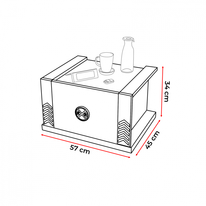 Noptiera SPORT copii, multicolor, 57x45x34 cm - ExpoMob [2]