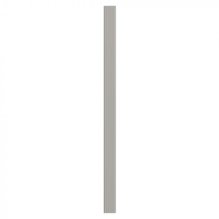 Panou riflaj decorativ BIANCO, MDF, alb, 1,2x15,8x280 cm - ExpoMob [4]