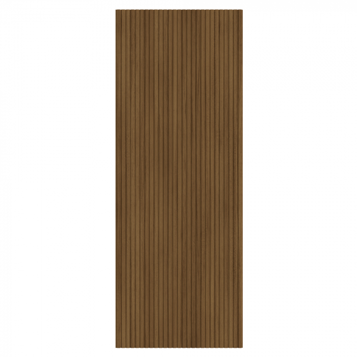 Panou riflaj decorativ TEAK, MDF, maro, 1,8x12,1x280 cm - ExpoMob [2]