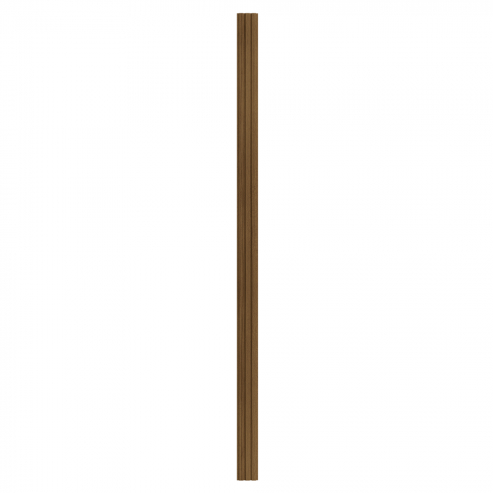 Panou riflaj decorativ TEAK, MDF, maro, 1,8x12,1x280 cm - ExpoMob [4]