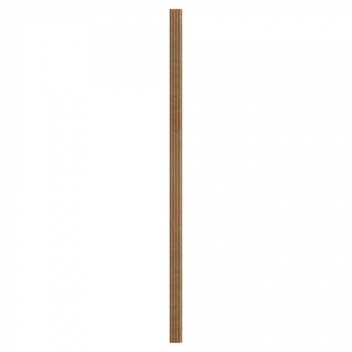 Panou riflaj decorativ NATURAL, MDF, maro, 1,8x10x280 cm - ExpoMob [4]