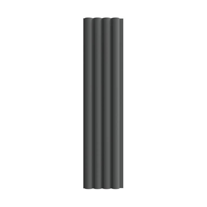 Panou riflaj decorativ STONE, MDF, gri, 1,8x10x280 cm - ExpoMob [3]