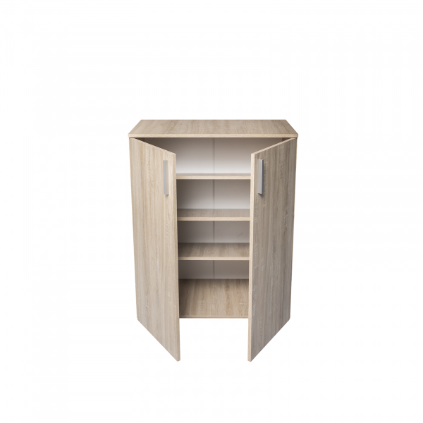 Pantofar ALMA, 2 usi, 4 rafturi, sonoma deschis, 80x40x103 cm - ExpoMob [2]