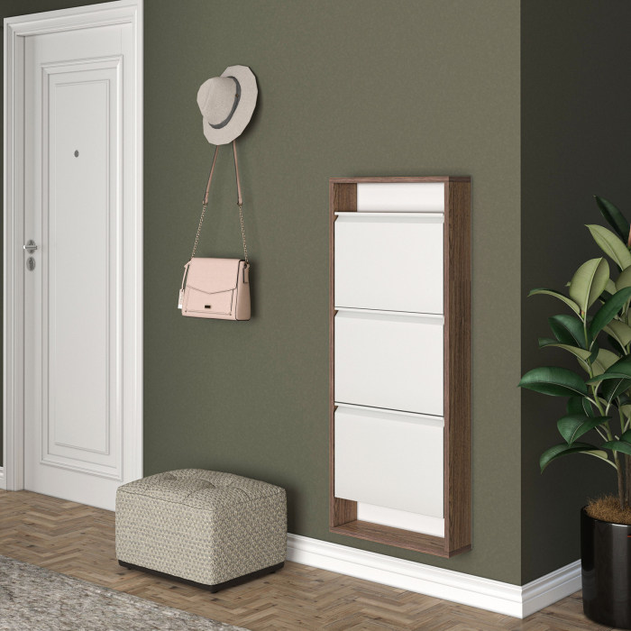 Pantofar HIDE, cu 3 rafturi, 50x15x124 cm - ExpoMob [5]