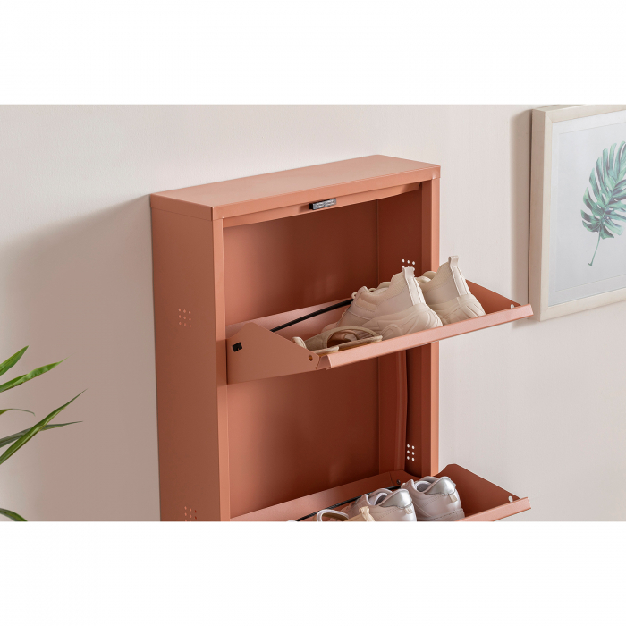 Pantofar TRIPLE, cu 3 rafturi, 55x15x100 cm - ExpoMob [2]