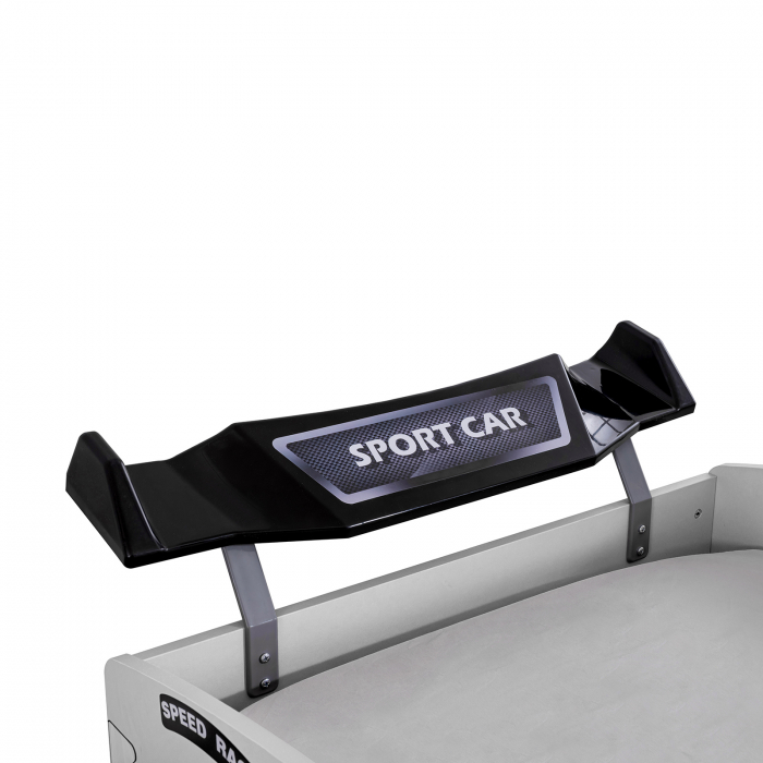 Pat pentru copii masina MVN2 ECO, cu faruri, 90x200 cm - ExpoMob [7]