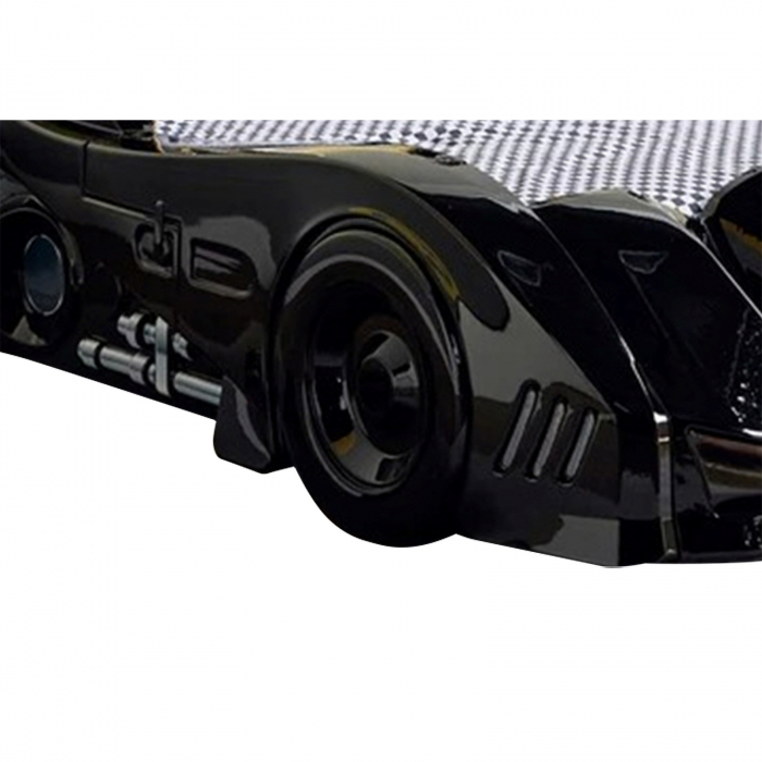 Pat pentru copii masina BATMAN, cu leduri, sunet, telecomanda, 90x190 cm  - ExpoMob [2]