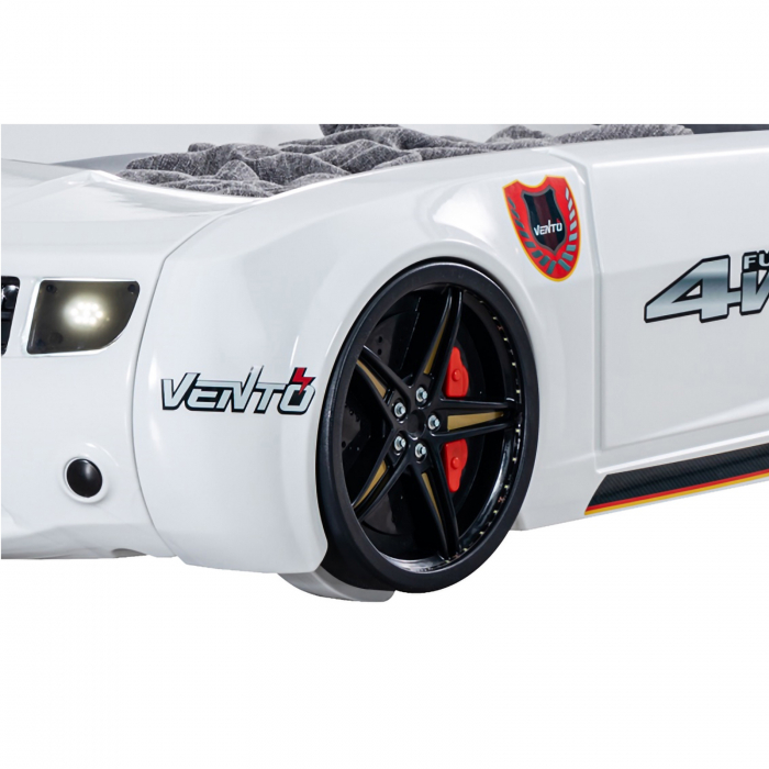 Pat pentru copii masina CAMARO, cu leduri, 90x190 cm  - ExpoMob [6]