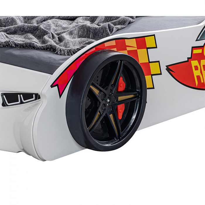 Pat pentru copii masina ECO RACE, 90x190 cm - ExpoMob [5]