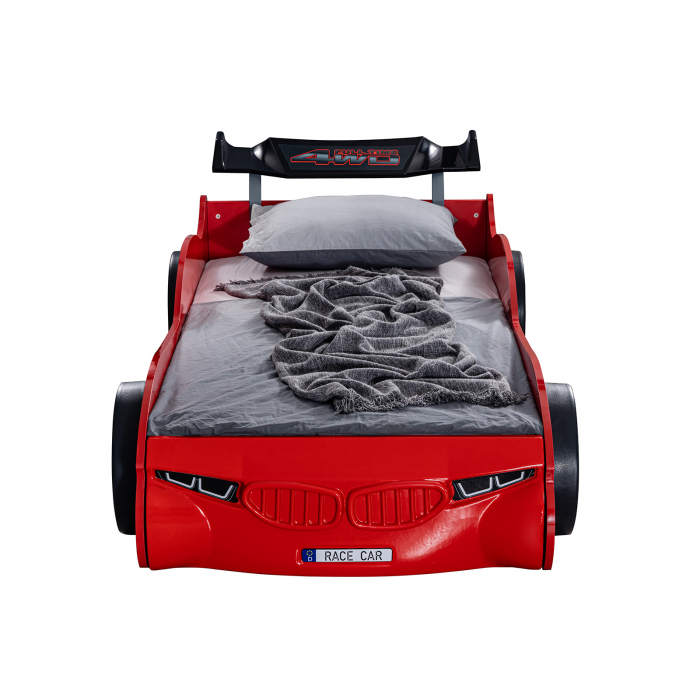 Pat pentru copii masina ECO RACE, 90x190 cm - ExpoMob [2]