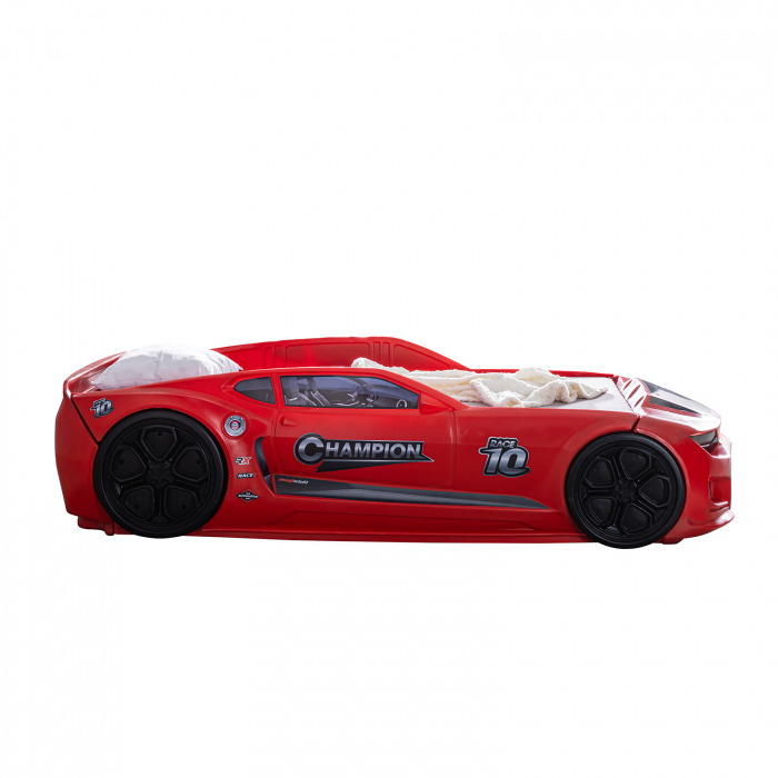 Pat pentru copii masina MINI CHAMPION, 70x140 cm - ExpoMob [3]