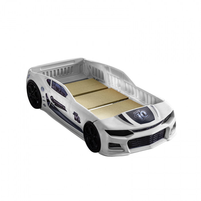 Pat pentru copii masina MINI CHAMPION, 70x140 cm - ExpoMob [5]