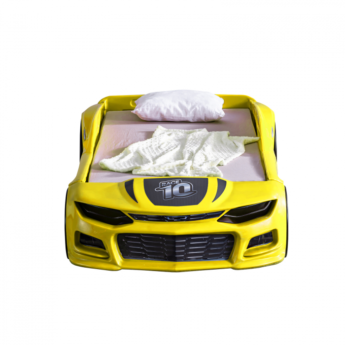 Pat pentru copii masina MINI CHAMPION, 70x140 cm - ExpoMob [2]