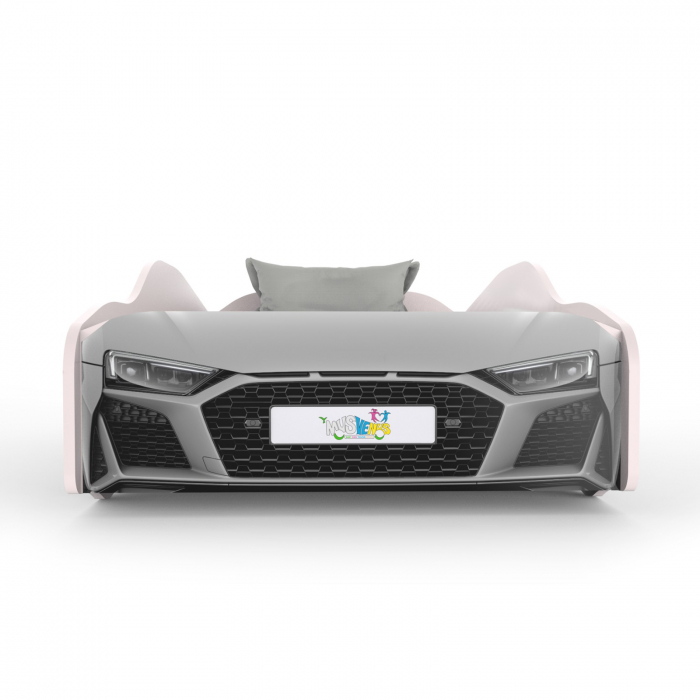 Pat pentru copii masina ULTRA ECO RED, 90x190 cm  - ExpoMob [4]